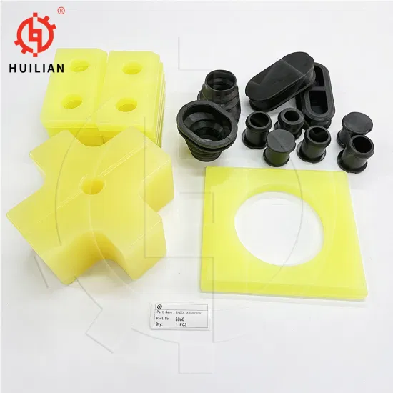 Hm960 Hydraulic Breaker Damper for Hm720 Hm800 Hm1000 Shock Absorber Top Upper Damper Down Cushion Excavator Spare Parts